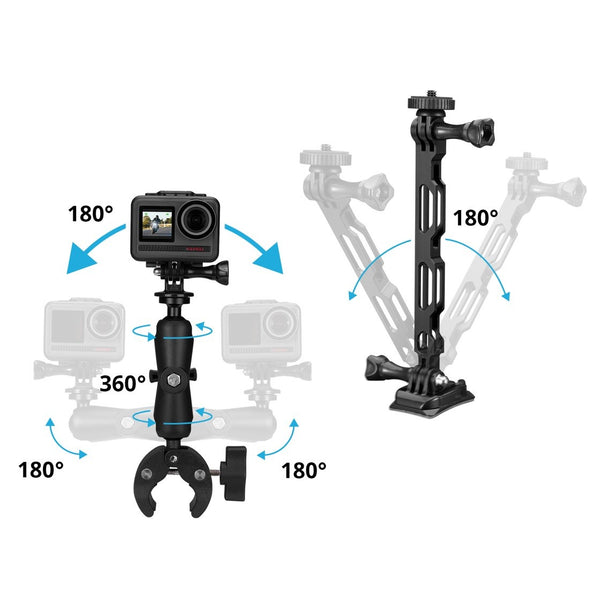AKASO Motorcycle Mount Kit for Action Cameras — alternate view