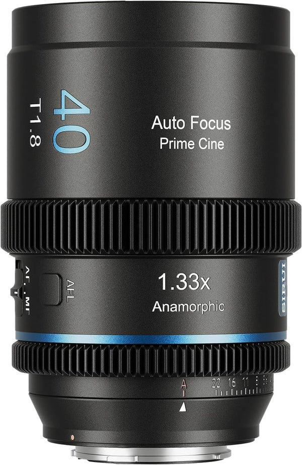 SIRUI 40mm T1.8 1.33x S35 Anamorphic AF Lens for L-Mount (Neutral Flare)