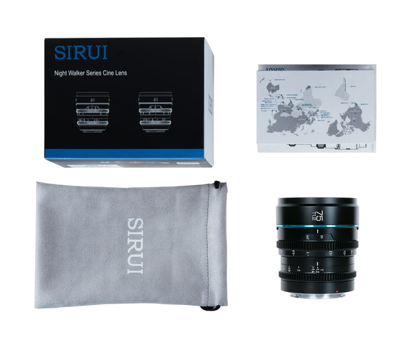 SIRUI Nightwalker 75mm T1.2 S35 Cine Lens for L-Mount (Black)