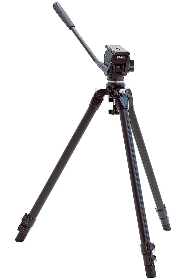 SLIK DV Travel Pro Video Tripod with 2-Way Fluid Head