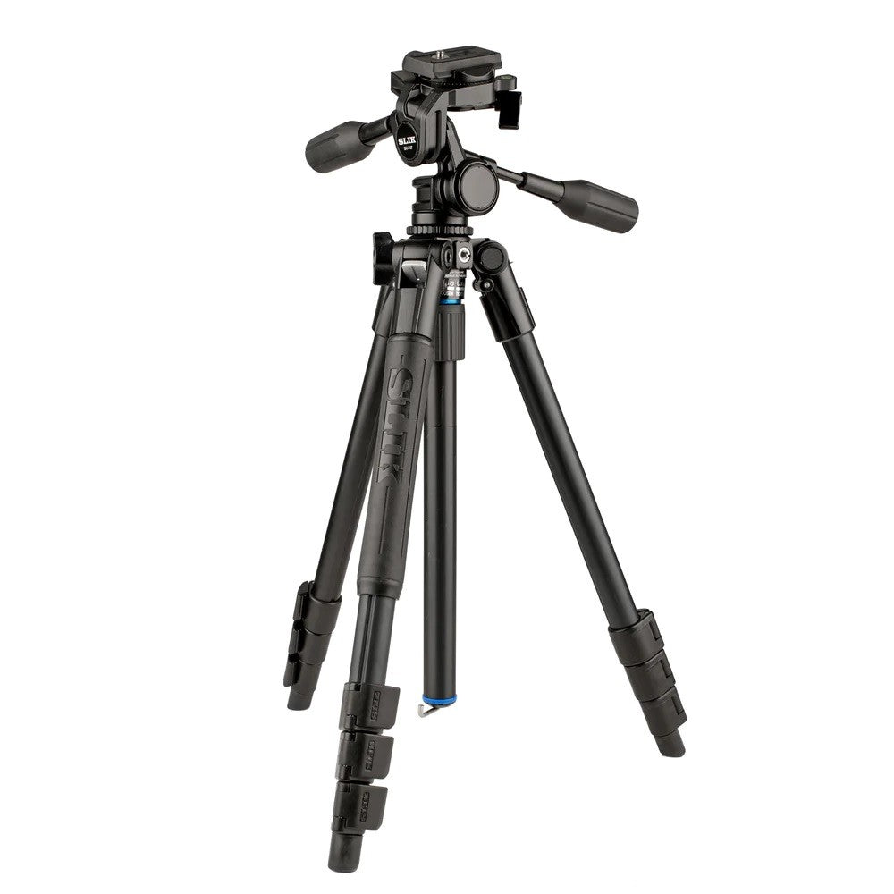 SLIK PRO AL-324-3W Aluminum Tripod with SH-747 3-Way Pan Head