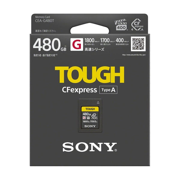 Sony CEA-G480T 480GB CFexpress Type A TOUGH Memory Card