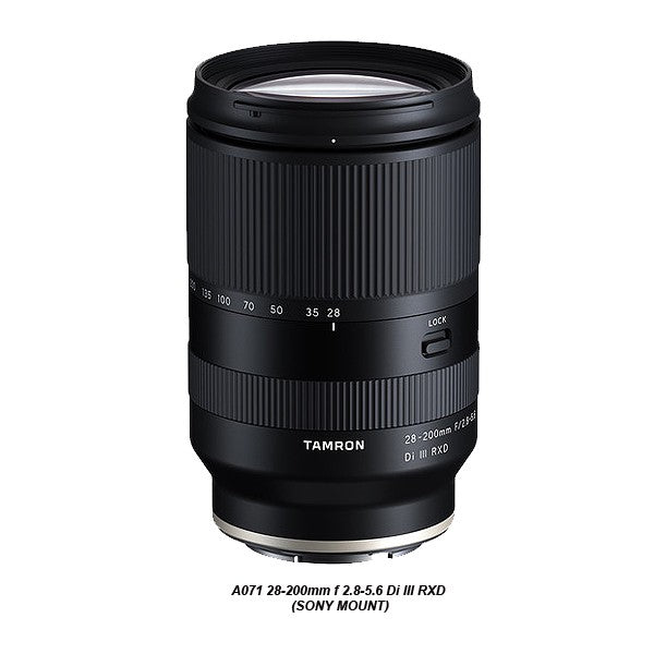 Tamron 28-200mm F2.8-5.6 Di III RXD Lens for Sony E (Model A071)